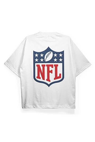 FO4RBS T2042 NFL Μπλουζάκι με στάμπα σε μεγάλο μέγεθος