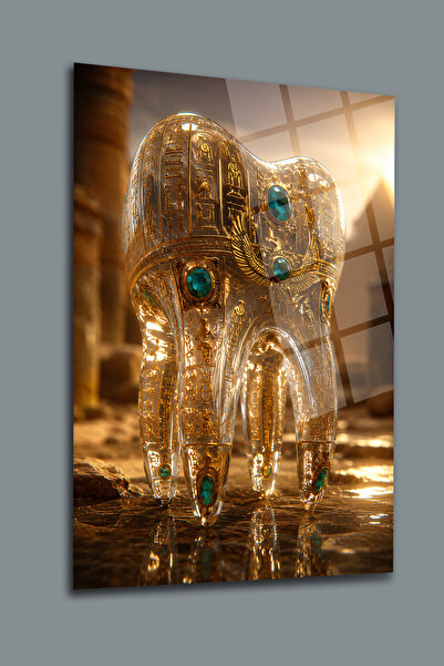 glassartdesign Tabloul de sticlă dentară-19 Tabloul Poliklinikii Dentare