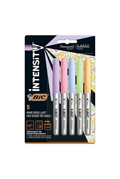 Bic Set markere permanente colorate, Bic, Pastel