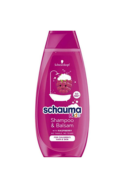 Schwarzkopf Schauma Детски шампоан и балсам с малина за детска коса и кожа, 4...