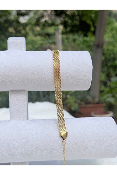 Çelik Gold zincir model bileklik