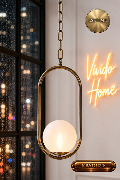 Vivido Home Eskitme Metal Ovelia Avize