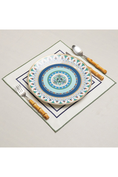 Duu Home White Blue Orion American Service Set of 2