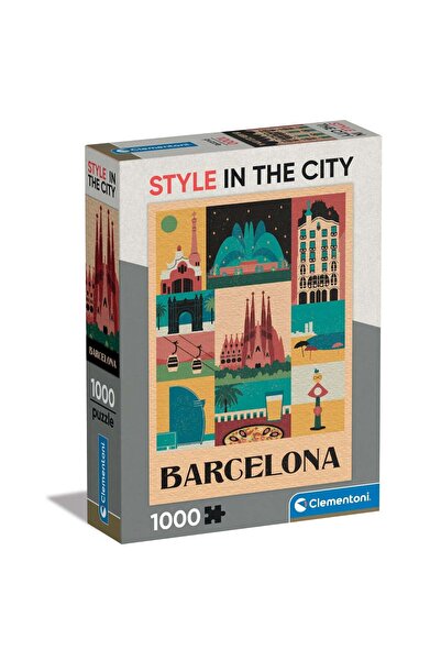CLEMENTONI Puzzle Clementoni, Style in the City Barcelona, 1000 piese