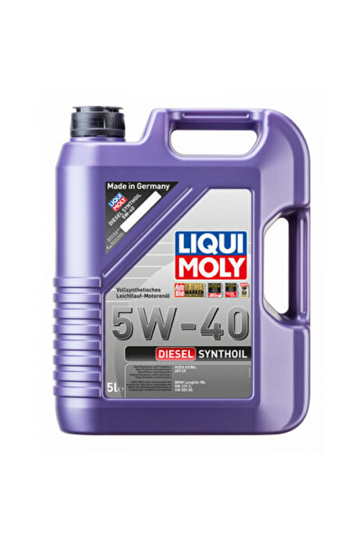 Liqui Moly Ulei motor Diesel Synthoil 5W40, 5 l