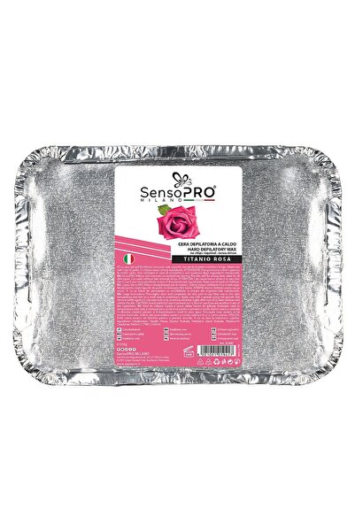 SensoPRO Milano Ceară depilatoare tradițională cu Titanio Rosa - 500g