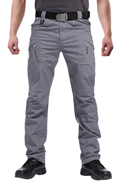OEM Pantaloni cargo pentru bărbați tactici militari de lucru confortabili gri...