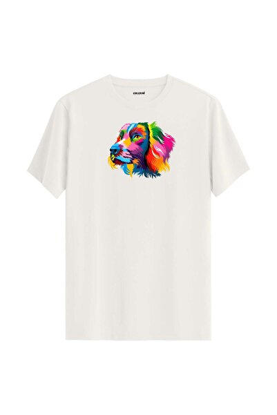 Colermi Colorful Milo Cocker Spaniel Dog Printed T-Shirt
