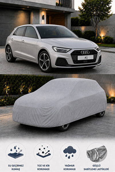 PARİONETTE Audi A1 Uyumlu Tam Koruma Araç Brandası Su Geçirmez Toz ve Kir Kor...