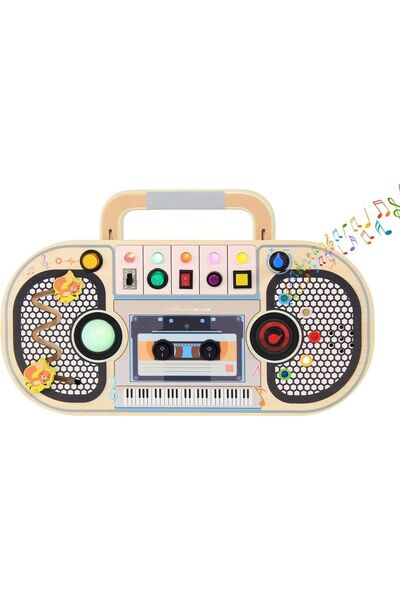 OEM Jucărie din lemn Radio Educațional Senzorial Montessori pentru Copii