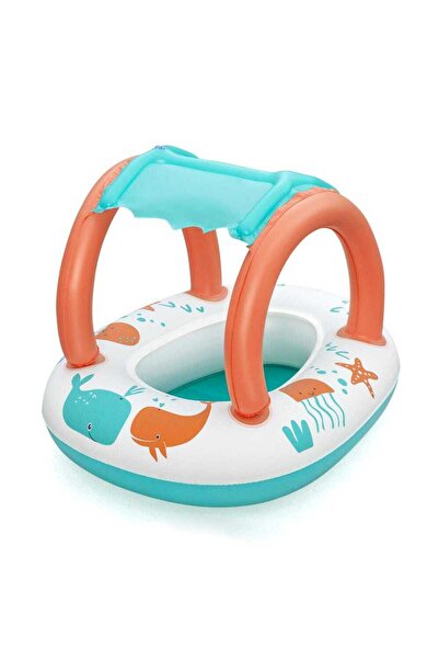BESTWAY Barca gonflabila copii, cu acoperis, 84 x 67cm, multicolor