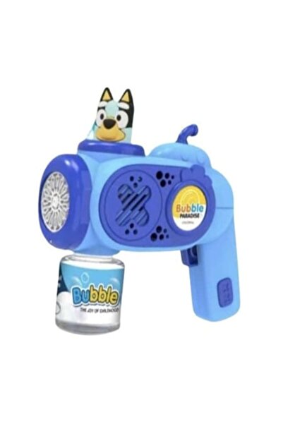 MASHASHOP Pistol cu bule, model Bluey, albastru deschis, 18,5 cm