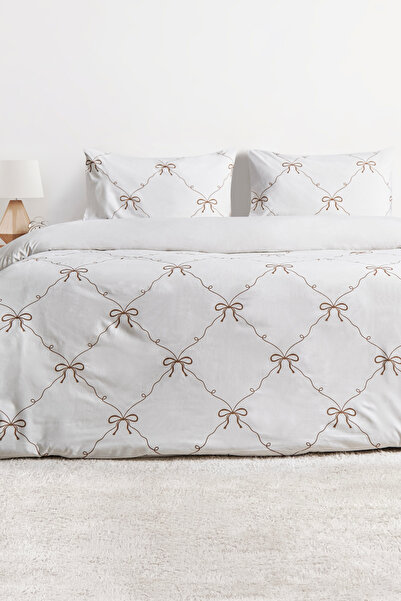 moon secret tekstil Double Duvet Cover Set 100% Cotton (Without Sheet)
