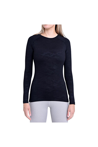 OEM Tricou Termic Sportiv Funcțional Elastic pentru Femei Negru Mărimea M