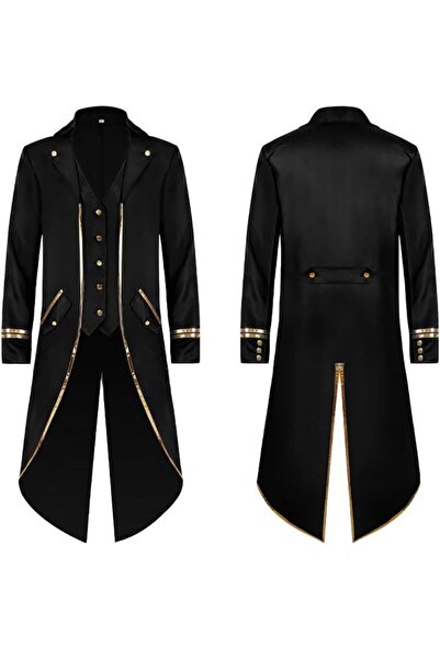 OEM Costum Bărbați Frac Design Victoriei Steampunk Stil Gothic Elegant Sacou ...