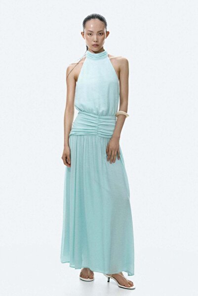 H&M Draped halterneck dress