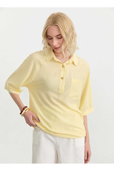 Selen Sarı Kadın Bluz 26YSL8436