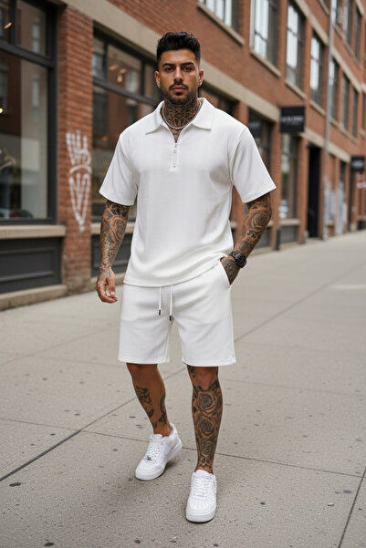 casualshoes Compleu barbati vara, camasa si pantaloni scurti, confortabil, le...