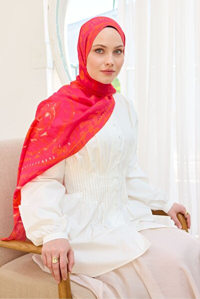 Silk Home Urban Hours Aurora Fuşya Mayda Şal