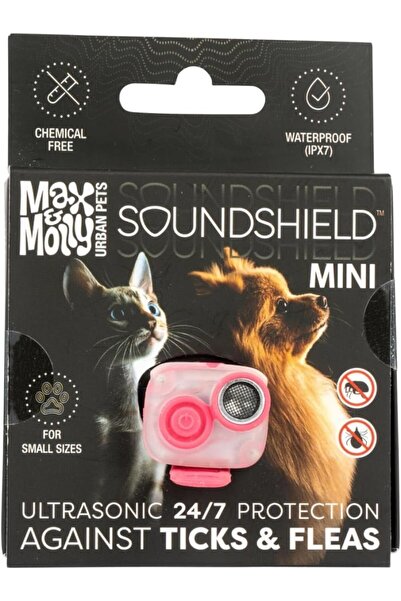 Max & Molly Soundshield MINI Ultrasonik Pire ve Kene Kovucu Tasma - Rose