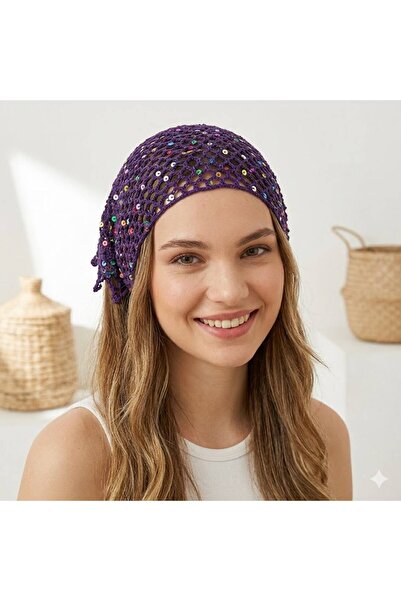 Nil Tasarım ve Hediyelik Saç bandanası El yapımı pullu bandana