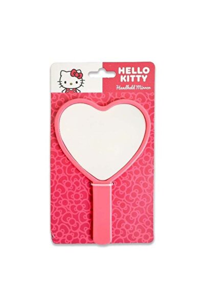 SANRIO مرآة يدوية على شكل قلب من هيلو كيتي