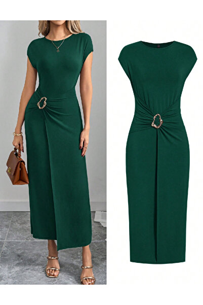 Evendi Rochie lunga, Verde