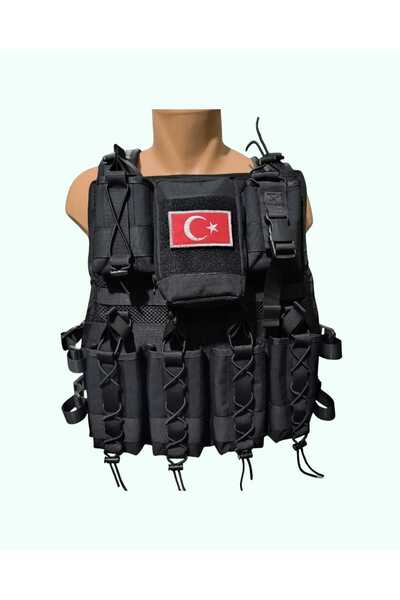tertip TACTİCAL SİYAH YELEK