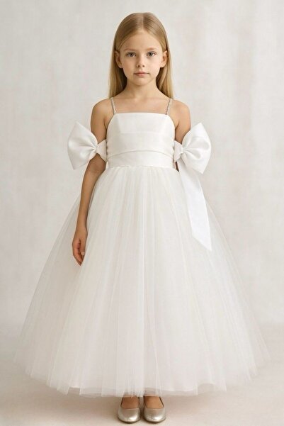 MİSS HELİNA Evening Dress 2-6 Years Old White