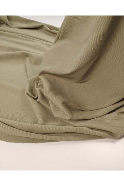 Kumaş Parça Green Camisole Ribbed Fabric Flexible Soft Bodysuit & Blouse Mate...