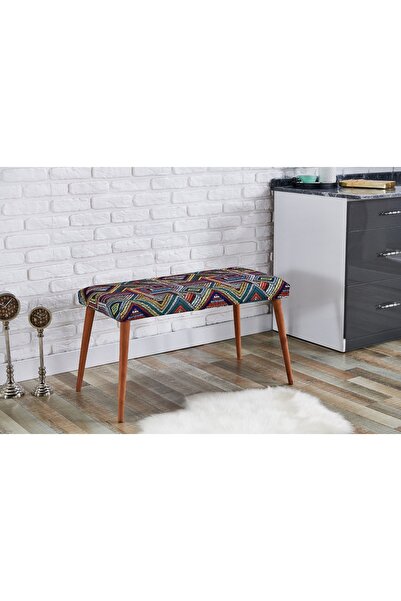 Vivense ETNİK DESENLİ BENCH, GÜRGEN AYAK