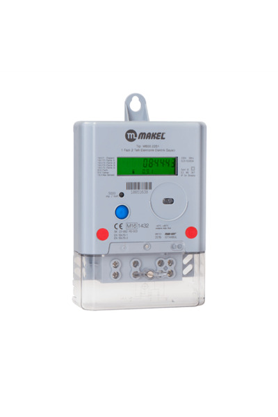 MAKEL M710.K0Y.2251 Monofaze Elektrik Sayacı Tek Yönlü, 1 Fazlı, 2 Telli, 5(1...