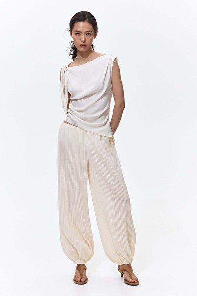 H&M Crinkled balloon trousers