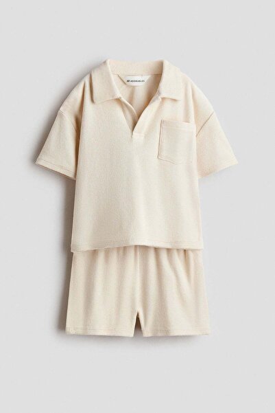 H&M 2-piece cotton terry set