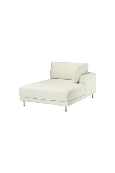 IKEA UPPÅKRA Uzanma Koltugu, Kırık Beyaz Buklet, G 127 x D 180 x Y 46 cm. Evi...
