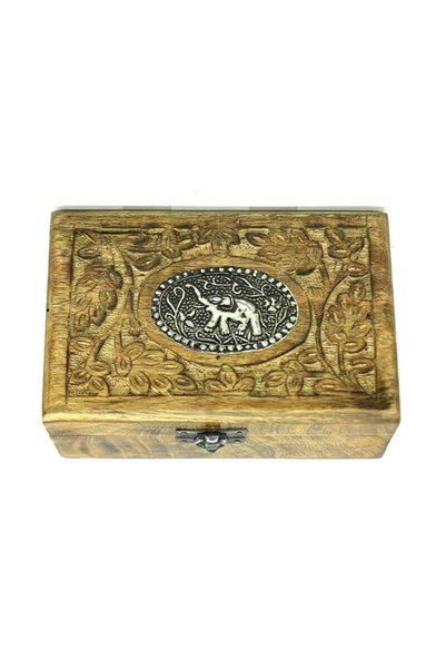 Otantik Çarşı Antique Wooden Box 15X6X10 Cm. 197/D