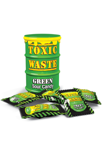 Toxic Waste Bomboane Extreme Acrișoare Green Drum 42g