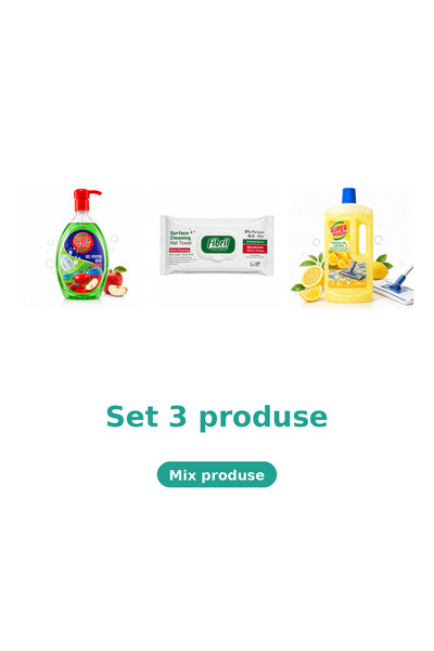Fibril Bucatarie Complet, Set 3 Produse: Mar, Green, Lamaie