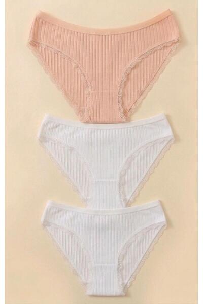 Anıt Lingerie Bambu Kenarları Dantel Detaylı Külot