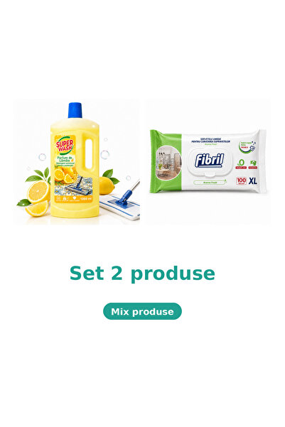 Fibril Curatenie Casa, Set 2 Produse: Lamaie, Xl Green