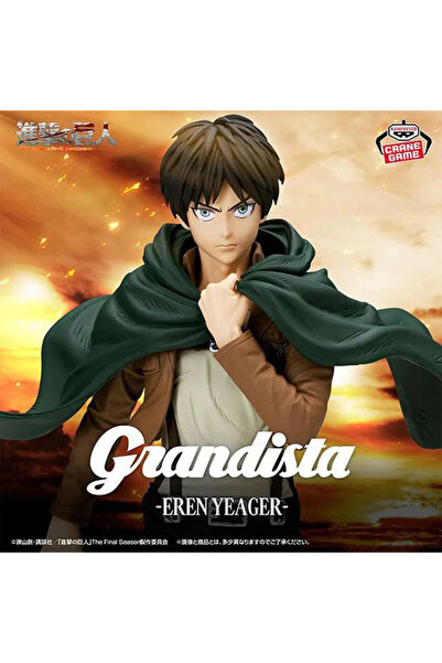 BANDAI Banpresto - Attack on Titan - Eren Yeager Grandista anime 26 cm Figure...