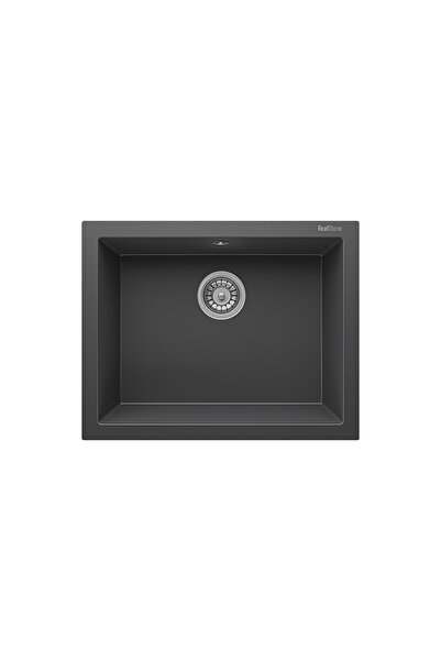 RealStone Gordion 60 K012 Granit Evye 600x500 mm Tek Göz Mutfak Evyesi - K012...