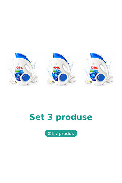 Igel Bax 3 Pachete Detergent lichid universal Igel2L 50 spalari, 3 x 2 L
