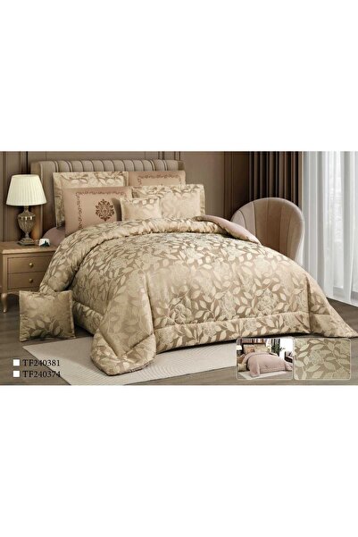 Ropi Rogena Summer Jacquard Bedspread - Soft Cool King Quilt Set 8 Pieces Que...