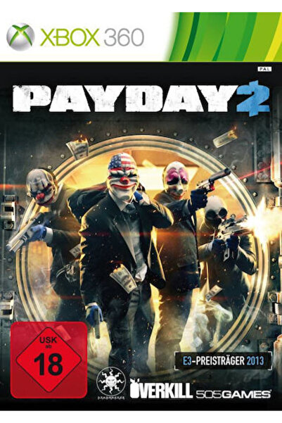 505 Games Payday 2 XBOX 360 Παιχνίδι (Μεταχειρισμένο)