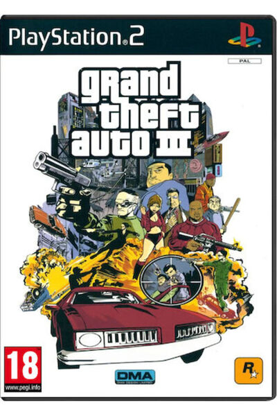 RockStar Games Grand Theft Auto 3 PS2 Παιχνίδι PS2 (Μεταχειρισμένο)