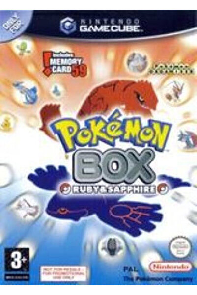 Nintendo Pokemon Box Ρούμπι & Σαπφάιρ Παιχνίδι Gamecube (Μεταχειρισμένο)