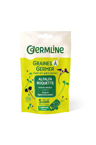 Germline Mix alfalfa si rucola pentru germinat bio 150g