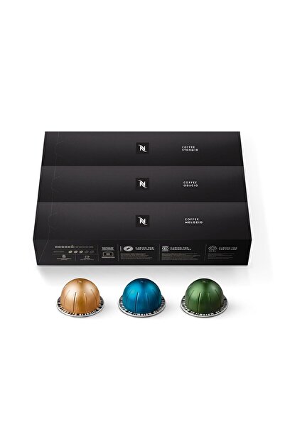 Nespresso Capsules Vertuo, Variety Pack, Medium and Dark Roast Coffee, 30 Cou...