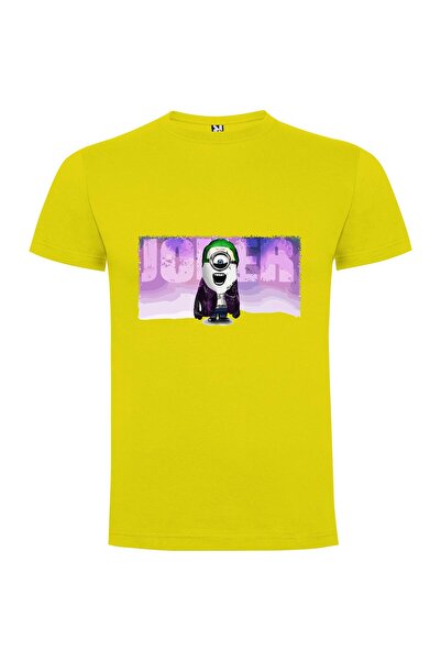 iLovePrints Green-Haired Minion Joker Tshirt